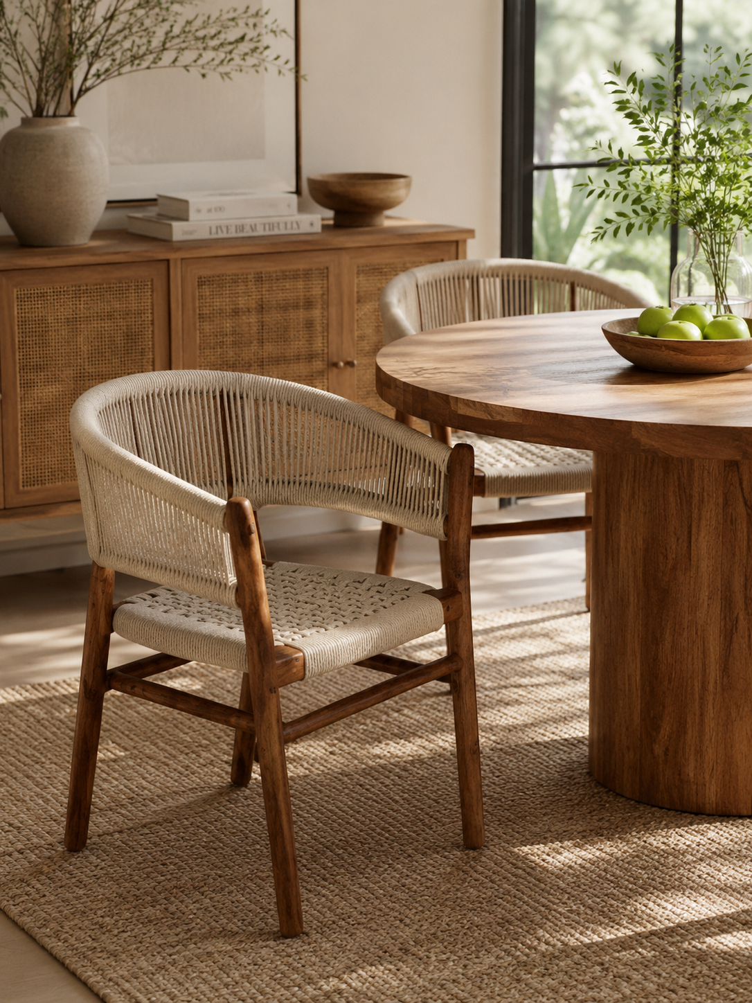 Luna Rope Weave Armchair