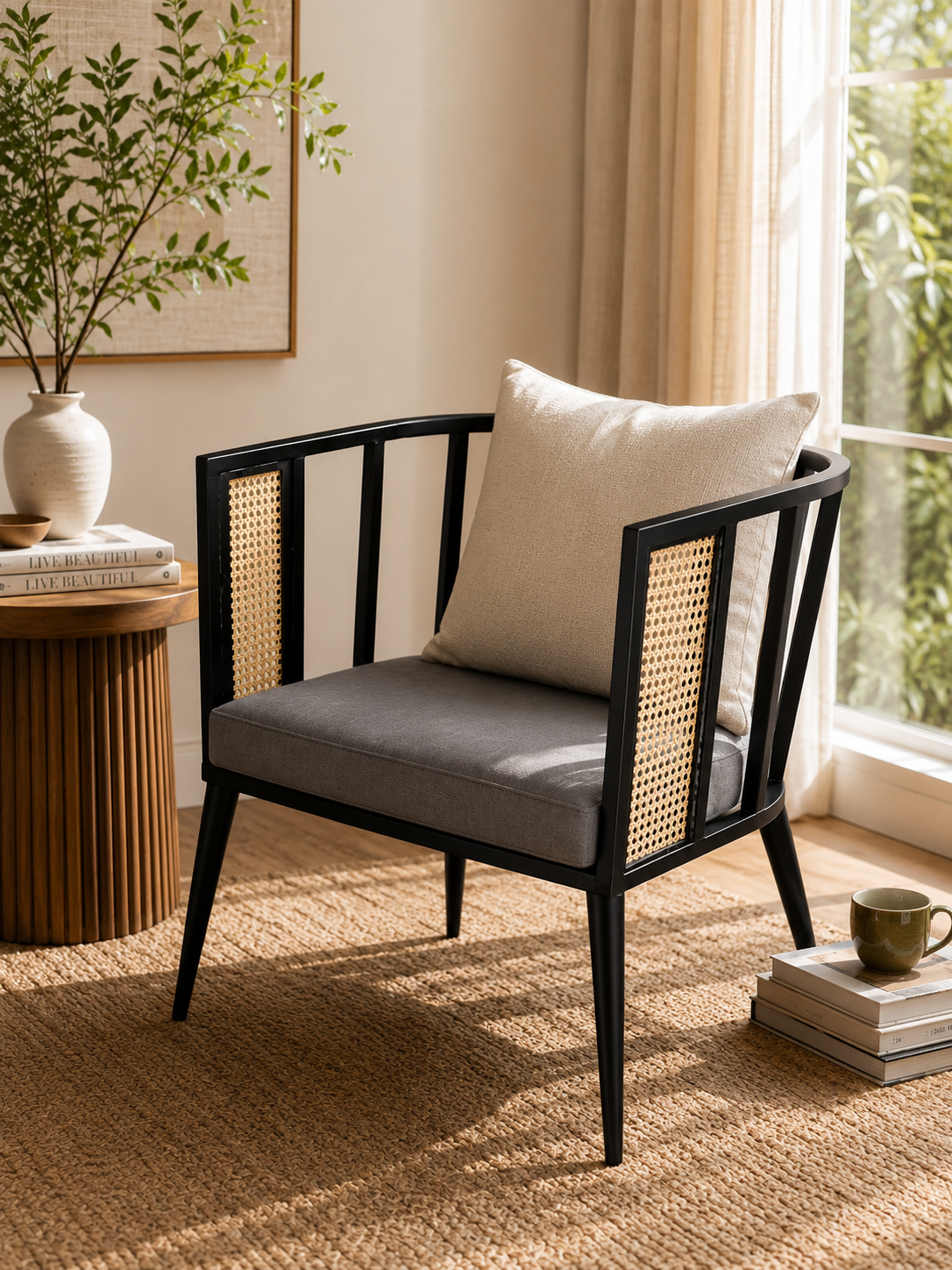 Arden Cane Lounge Chair