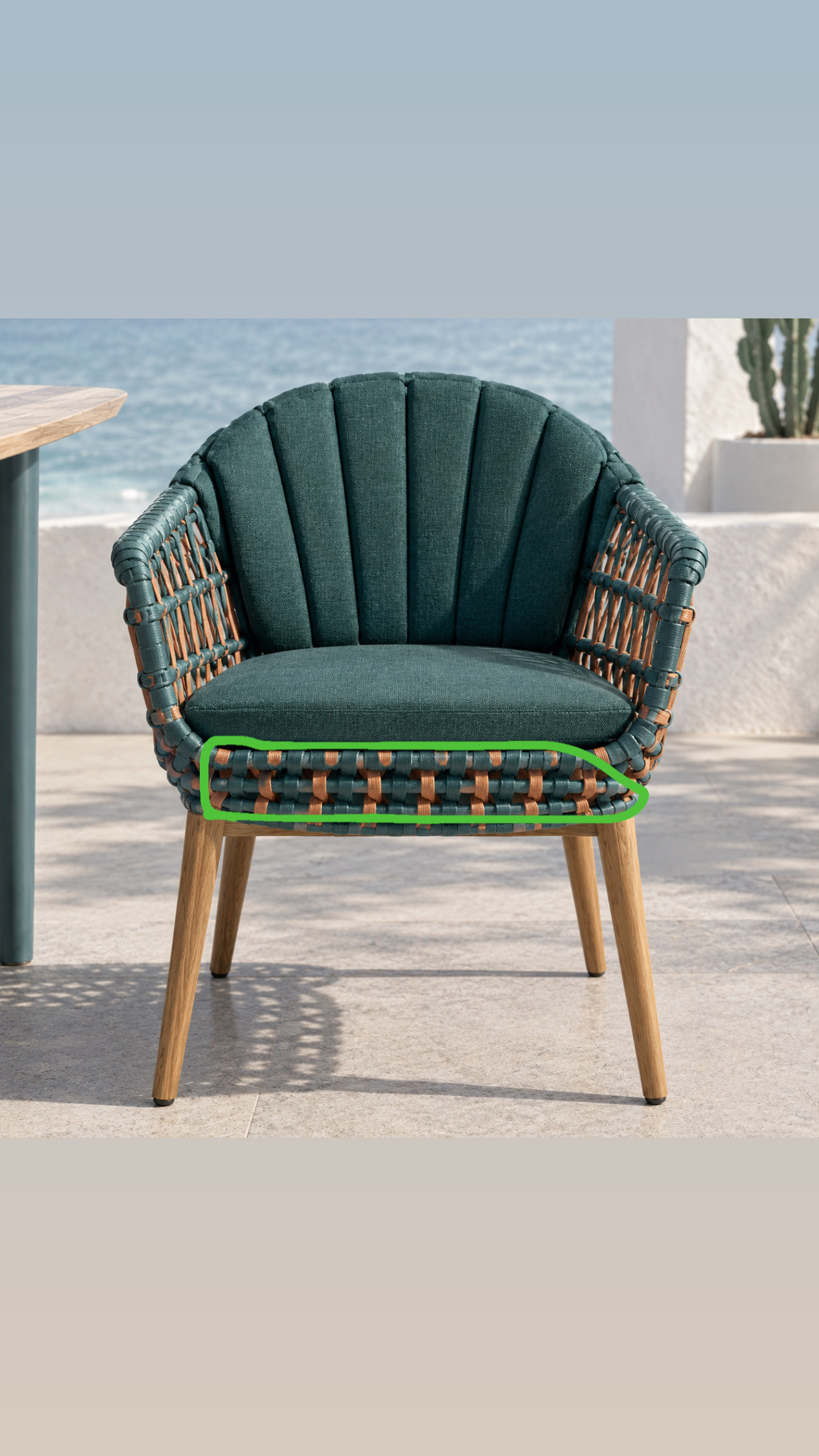 Aurelia Wooden Lounge Sofa
